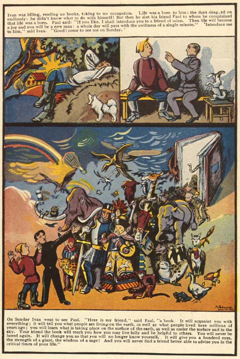 Affiche de propagande pour l'&eacute;ducation