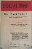 Socialisme ou Barbarie n�19