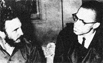 With Malcolm X