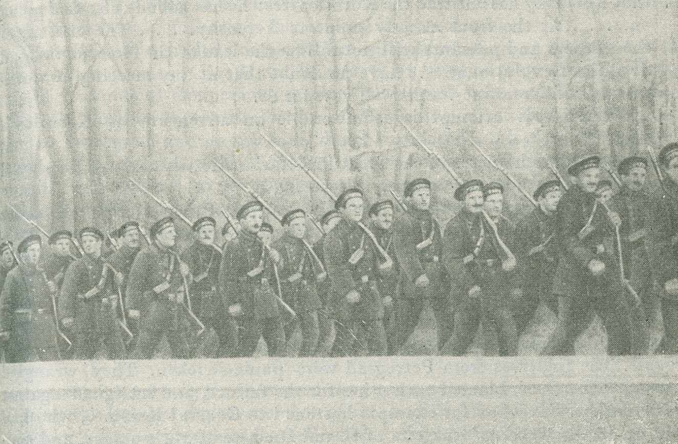 An image of Red sailors on the march