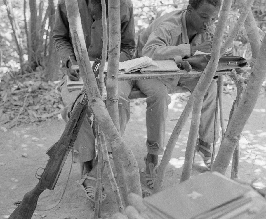 PAIGC, Guerrilla at School, Guinea-Bissau.